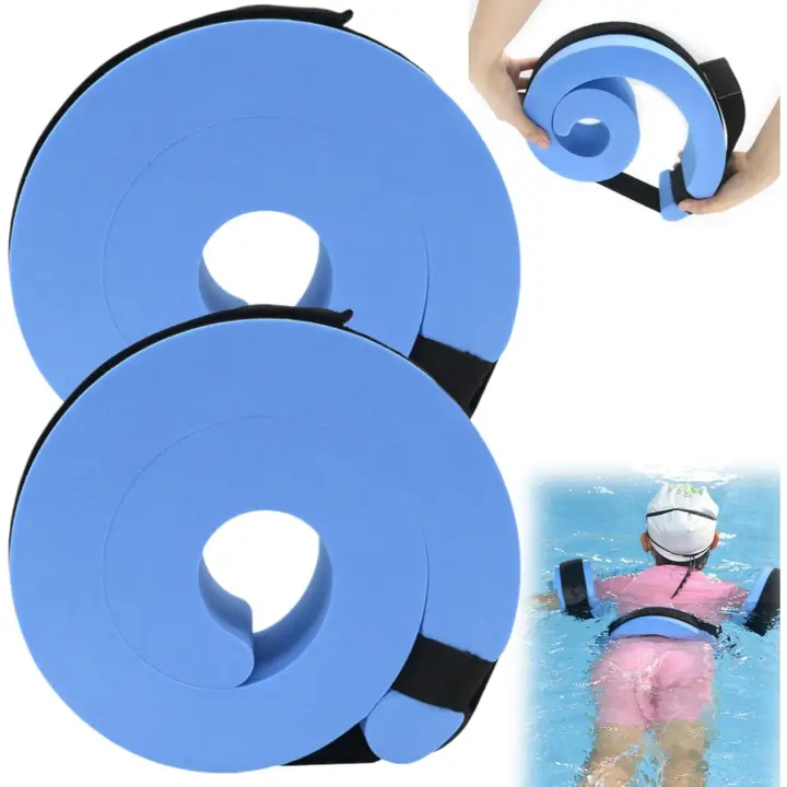 Bandas de Brazo de natación 1 par de flotadores de Brazo Ajustable de Alta flotabilidad para niños Adultos Eva Eva Equipo de Entrenamiento de natación, Piscina Resistente a la lágrima. - 1