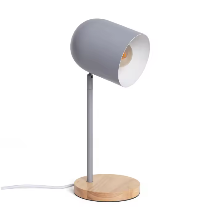 Ledkia Lámpara de Mesa Metal Kidonge Blanco - 1