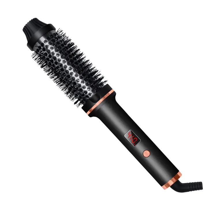 Rizador de pelo de nuevo estilo, plancha para rizar el cabello, plancha eléctrica de madera contrachapada, rizador recto de doble propósito, rizador grande, hebilla interior, flequillo, rizador de cabello, pinza recta - 1