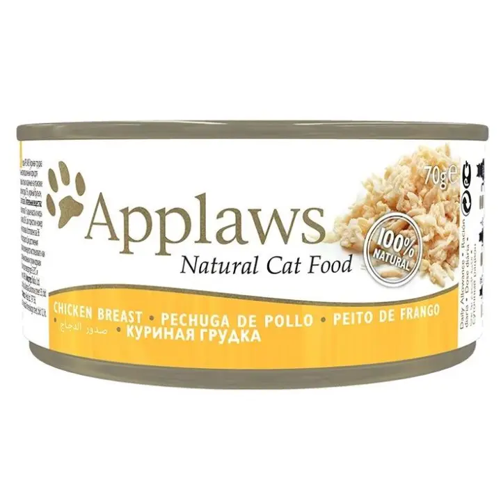Applaws Lata Gatos Adultos Pechuga de Pollo  Comida húmeda en lata para gatosadultos de Applaws - 1