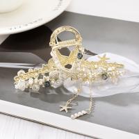 Haimeikang Pinza Para El Cabello Con Borla De Perla Para Mujer Accesorio De Moda En Forma De Concha Y Estrella Cepillo De Cabeza - details 3