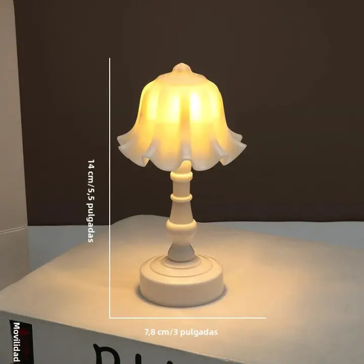 Lámpara De Noche LED Mini Para Niños Con Pilas Incluidas Decoración De Dormitorio Luz Atmosfera De Mesa Nórdica Para Cumpleaños - 1