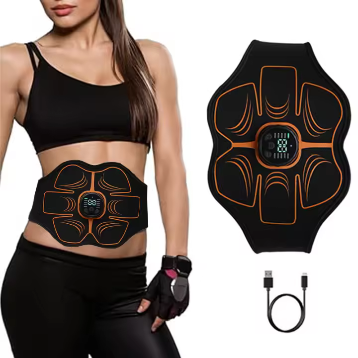 Estimulador De Músculo Abdominal EMS 107cm USB Recargable Para Perder Peso Y Fitness Trainer De Abdomen Unisex - 1