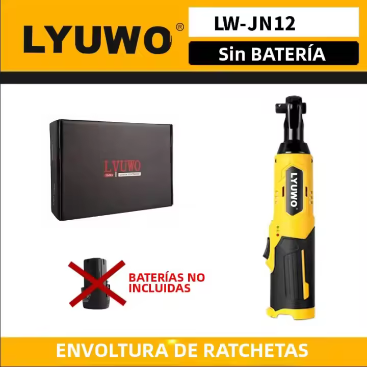 Kit De Destornillador De Ángulo Recargable LYUWO 90 Grados Herramienta De Reparación De Coche Y Escenario Herramienta Para Quitar Tornillos Y Tuercas - 1