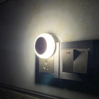 Luz Nocturna LED Sensor Oscuro Dimmer Para Armario Infantil Dormitorio Pasillo Sin Cable Bombilla LED Iluminación - details 2