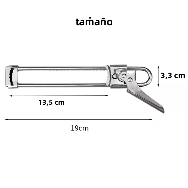 JJYY Abrebotellas Ajustable Multifunción En Acero Inoxidable Herramienta De Cocina Para Desatar Tapas Y Jarros Labor-Saving - 1