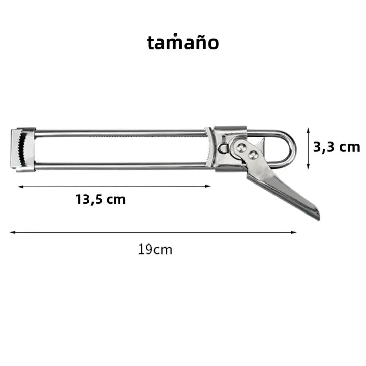 JJYY Abrebotellas Ajustable Multifunción En Acero Inoxidable Herramienta De Cocina Para Desatar Tapas Y Jarros Labor-Saving - 1
