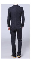 Traje De Three-piece Elegante Para Novio 2024 Con Chaleco Y Pantalones De Alta Calidad Para Bodas Y Negocios Estilo Inglés M-5XL - details 10