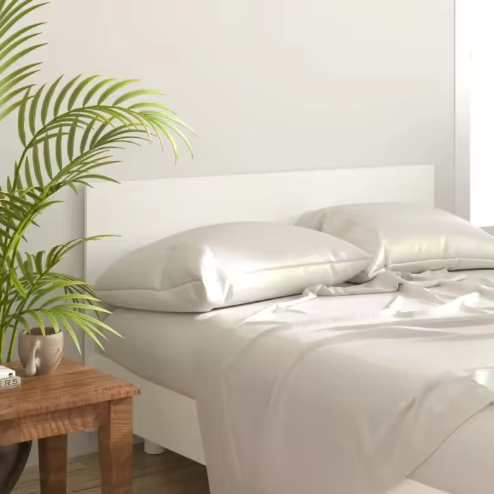 Cabecero de cama madera contrachapada blanco 160x1,5x80 cm - 1
