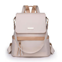 Mochila urbana sencilla de alta gama de nailon, mochila de gran capacidad para mujer. - details 0