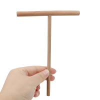 HILIFE Espátula Para Batido De Tortitas De Madera Ecológica Herramienta De Cocina Para El Hogar Hacer Crepes Chinas - details 4