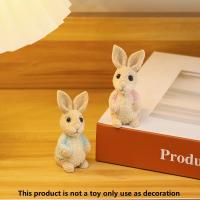 Colgante De Conejo De Pascua En Resina Adorno De Bunny Para Decoración De Mesa Y Hogar Miniatura Regalo Ideal Para Pascua - details 3