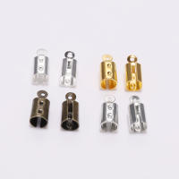 100pcs Tornillos De Cierre Para Cordones De Cuero 5*12mm Conector De Joyería Para DIY Pulseras Accesorios De Metal IRON - details 5