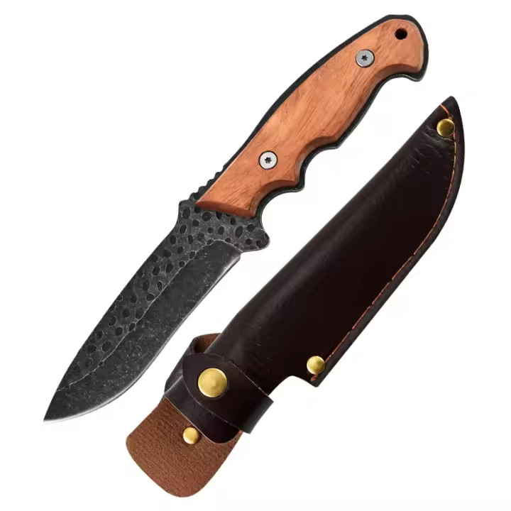 Cuchillo Multifuncional De Tíranosaurus 2024 Para Camping Y Aire Libre Hoja De Acero Inoxidable Alta Dureza Para Cortar Frutas Y Madera - 1