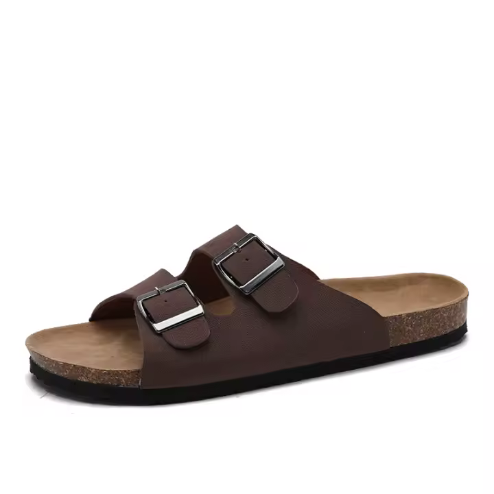 Zapatillas De Verano Para Hombre Casual De Corteza Antideslizantes Cómodas Sandalias Versátiles De Playa Moda Juvenil Transpirables Para Caminar - 1