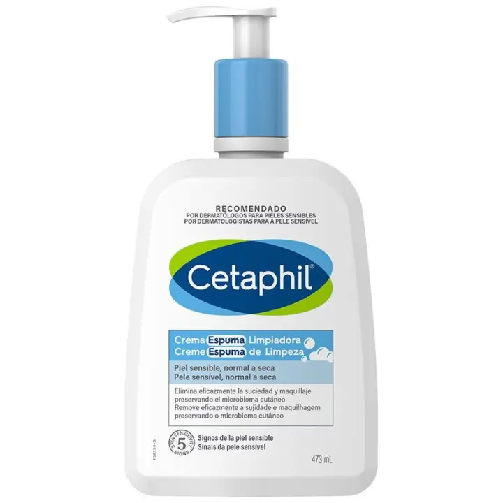 Cetaphil Crema Limpiadora Suave En Espuma 473Ml - 1