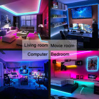 Tira De Luces LED USB Bluetooth RGB SMD5050 5V Flexibles Con Adhesivo Self-Esteem Luz De Mesa Para TV Y Escritorio Luz De Fondo Diode - details 5