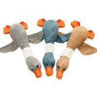 Juguete De Peluche De Perro Lindo Juguetes Para Morder Para Pequeños Medianos Y Grandes Perros Juguete De Ganso Silvestre Con Sonido Para Chupar Y Limpiar Los Dientes - details 8