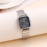 Reloj De Pulsera De Mujer Simple Cuadrado Dial Acero Vestido De Moda Y Casual Resistente Al Agua Displays De Numeración Romana - details 5