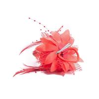 Pinza De Pelo Con Plumas Y Perlas Accesorio De Boda Para Mujer Adorno Para Cabello De Fiesta Y Danza Latina - details 8