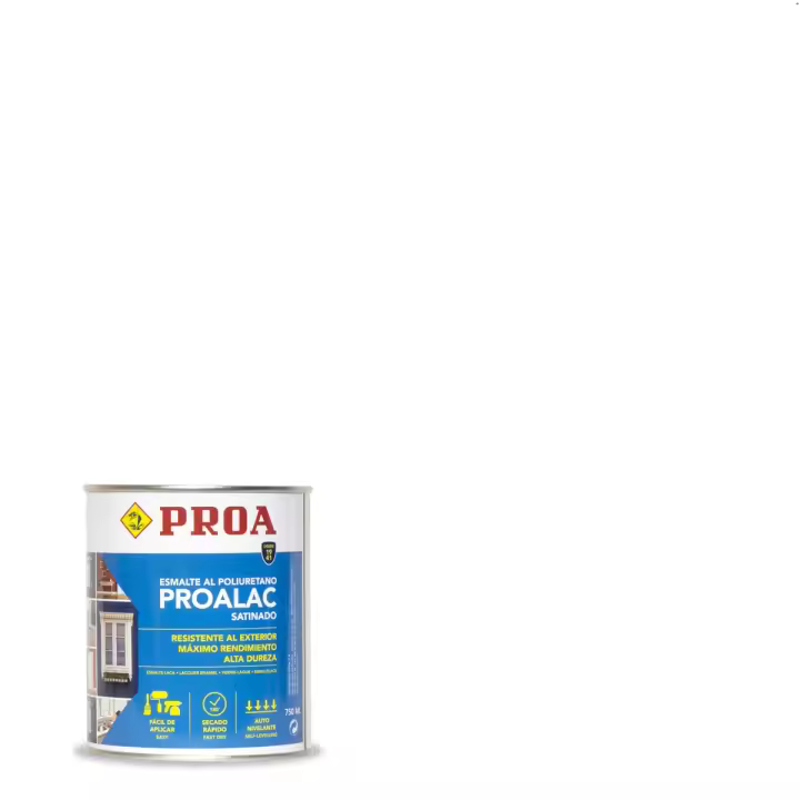 PROA Esmalte Laca al poliuretano Proalac. 750 ML. Pinta tus muebles de cocina, radiadores, madera o metales con la máxima calidad. Valido para interior y exterior. - 1