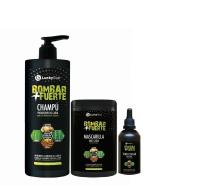 PACK PROMOCION BOMBAR FUERTE,INCREMENTA LA DENSIDAD DEL CABELLO ESTIMULA EL CRECIMIENTO Y FORTALECE LA FIBRA ,CHAMPU 1000 ML , MASCARILLA 1000 ML, TONICO 100 ML. - details 0