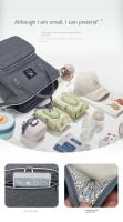 Bolsa Materna Para Bebé Con USB Y Portátil Gran Capacidad Impermeable Ligera Organizador Para Carrito De Compras Diáspers Bolsa De Mano Para Madres - details 11