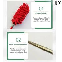 JJYY Duster De Pluma Largado De Acero Inoxidable Con Chenillo Duster Telescópico Multifuncional Para El Hogar 1PC - details 1