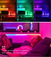 Tira De LED RGBIC Inteligente WS2812B Con 30/60 Pixels Por Metro DC5V USB IP30/IP65/IP67 Luz Mágica Para Decoración De Hogar - details 5