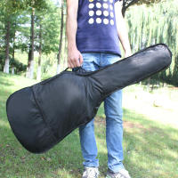 Estuche Portátil Para Guitarra Acústica Clásica De 38/41 Pulgadas Con Correa De Hombro Y Mochila Negra Accesorios Para Guitarra - details 1