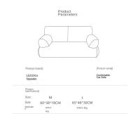 Sofá Cama marron para GATOS-Muebles de temporada para mascotas con cojines de Felpa y Funda extraible para Gatos y Perros, decoración para el hogar, muebles modernos para mascotas, muebles duraderos para mascotas - details 8