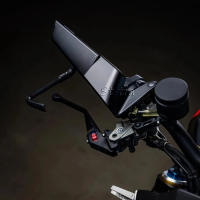 Espejo Retrovisor Ajustable 360° En Aluminio Para Motocicleta Universal Para Honda CB650R CB 650 R CB 650R 2021 2022 2023 Accesorios De Espejos Laterales - details 2