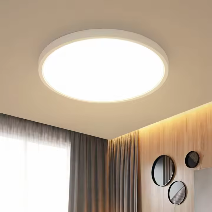 Lámpara de Techo LED Ultra Delgada de 24W Luminario Moderno IP44 para Baño, Dormitorio, Cocina, Sala de Estar, Balcón Componentes y Aparatos de Iluminación - 1