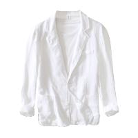 Nueva Chaqueta De Lino Puro Para Hombre Diseñadora Calidad Casual Marca Blazer Moda Tamaño plus M-4XL Ropa Suits Tops - details 10