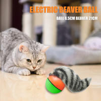 Juguete Interactivo Para Perros Y Gatos Electric Beaver Weasel Rolling Ball Entrenamiento Agilidad Animación Aleatoria Suministros Para Mascotas - details 6