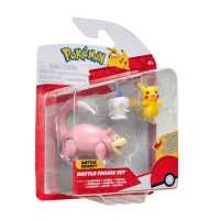 Pack de tres Figuras Pokémon Pikachu (Female), Litwick, Slowpoke 5cm Raíz MERCHAN-STORE Figuras Pokémon Pokemon - details 2