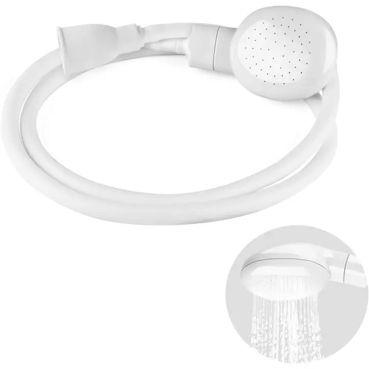 Manguera de Goma rociadora portátil para mascotas, grifo de ducha, extensión de ducha, grifo único - 1