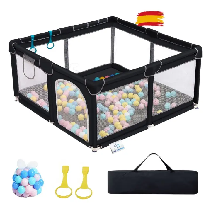 Baby Wonders® Parque Infantil Bebe, Recinto Vallado Bebe, Corral Bebe, Parque De Juegos Bebe, Corralito Bebe Plegable, Parque Infantil Bebe Acolchado, Corral Portátil Para Bebes, Parque Bebe Cercado, Parque Infantil Bebe Plegable, Parque Infantil Moderno, - 1