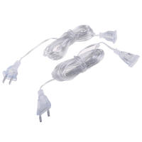 Cable De Extensión De Poder Para Luces De Navidad 5m Con Enchufe EU/UK Extensor De Cable Para Cadena De Luces LED - details 0