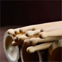 Miwayer Palillos De Bambú Para Percusión 6 Pulgadas 7A/5A/5B Ligeros Y Duraderos Con Punta En Forma De Lágrima Accesorios Musicales Instrumento De Percusión - details 8