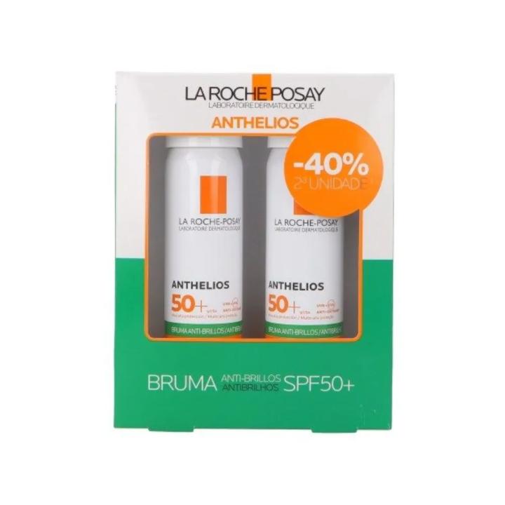 La Roche-Posay Anthelios Pack Duplo Bruma Facial Anti-Brillos SPF 50+ (2 x 75ml) — oferta en Miravia