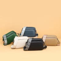Bolso cruzado de piel auténtica para mujer, bandolera de diseñador de lujo, Color sólido, 100%, 2023 - details 34