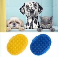 Cepillo de baño de silicona para perros y gatos, 2 unidades, cepillo de masaje, para cuidado, cepillado y limpieza - details 0