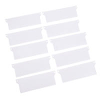 Juego De 10 Placas De Base Plásticas Para Cierres De Ventanas Accesorios Duraderos Para Cortinas Y Slats Peso Inferior Vertical - details 5