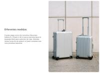 CREATE - Maleta rígida de aluminio con doble cierre TSA y ruedas multidireccionales - LUGGAGE ALUMINIUM - details 7