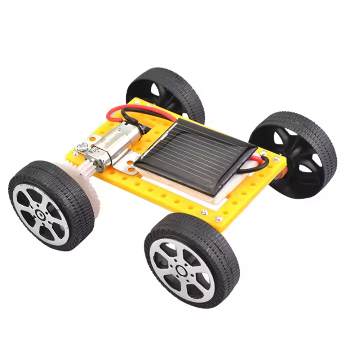 Coche De Juguete Solar DIY Para Niños Carro Energizado Por Sol Regalo De Novedad Para Niños Juguetes Educativos De Plástico ABS - 1
