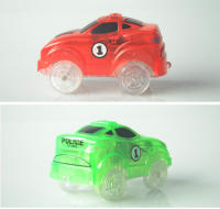 Coche De Rail DIY De Alta Velocidad Con Luz Eléctrica Juguetes Educativos Para Niños Material ABS Batería AA No Incluida - details 17