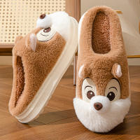 Nuevos Pantuflas De Invierno 2024 Para Mujer Y Hombre Antideslizantes Cálidas De Peluche Cómodas Para Dormitorio Y Uso Casual - details 7
