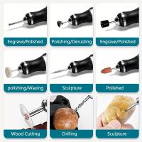 Kit De Herramienta Rotativa Sin Cable USB Para Grabado En Madera Joyería Metal Vidrio Herramienta De Engranaje Mini Wireless Drill Para DIY En El Hogar - details 4