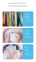 50/100pcs Película Absorbente De Colores Para Lavadora Anti-Mancha Y Mezcla De Detergente De Limpieza Para Ropa - details 13